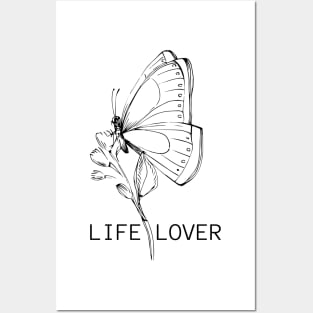 Life Lover - Butterfly Posters and Art